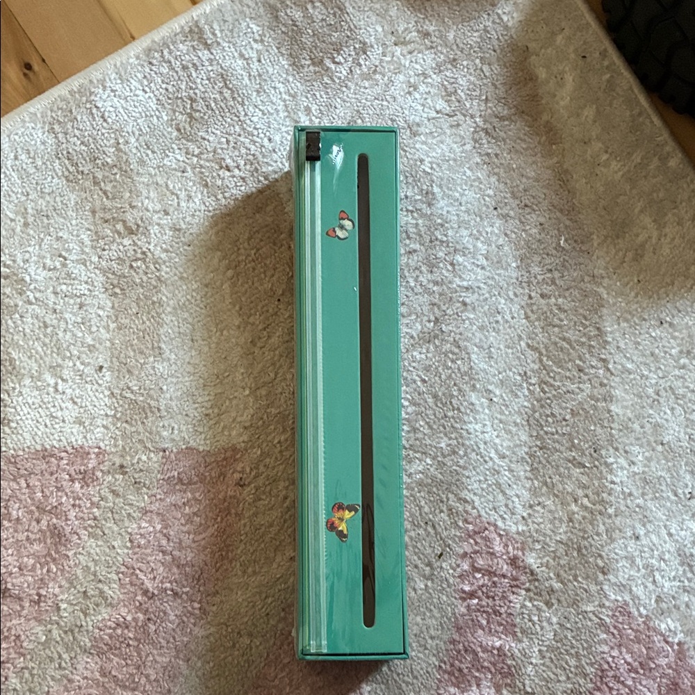 The Pioneer Woman Teal Plastic Wrap Dispenser